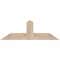 Ekena Millwork Portland Smooth Timber Gable Bracket, Douglas Fir, 48"W x 16"H x 5 1/2"D x 5 1/2"F, 8/12 Pitch GBW048X16X0606POR00SDF - alternate 1